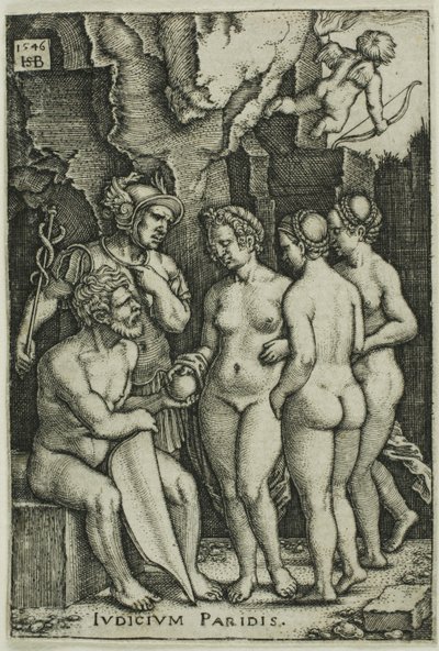 Le Jugement de Pâris - Hans Sebald Beham