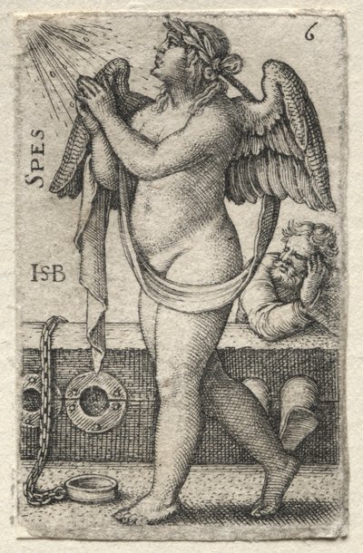 La connaissance de Dieu et les sept vertus cardinales : Espoir - Spes - Hans Sebald Beham