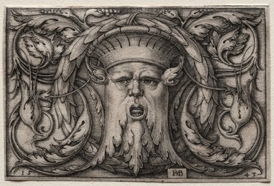 Le Masque, 1543 - Hans Sebald Beham