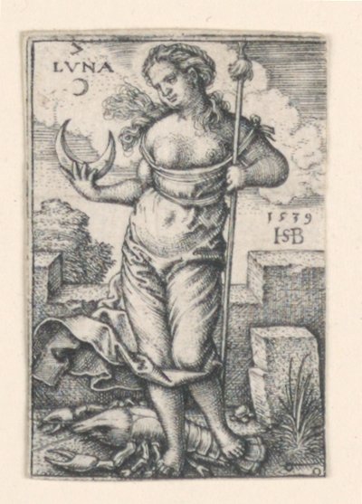 La Lune, des Sept Planètes - Hans Sebald Beham