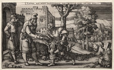 Le fils prodigue - Hans Sebald Beham