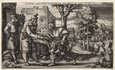 Le Fils prodigue - Hans Sebald Beham