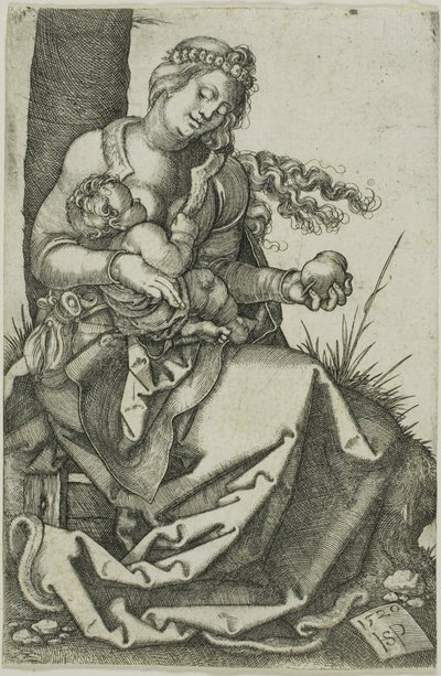 La Vierge à la poire - Hans Sebald Beham