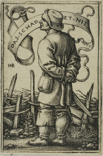 Le paysan météorologique "Das Schadet Nit" - Hans Sebald Beham
