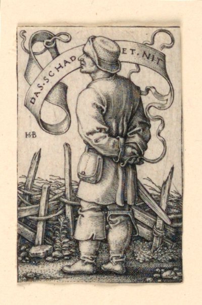 Le paysan météorologique : "Das Schadet Nit" - Hans Sebald Beham