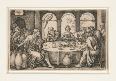 Les Noces de Cana - Hans Sebald Beham