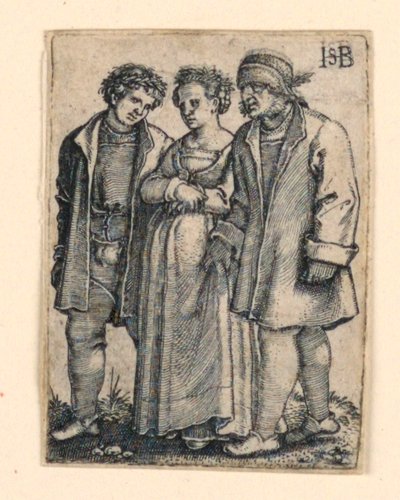 Le cortège nuptial : la mariée et le marié - Hans Sebald Beham