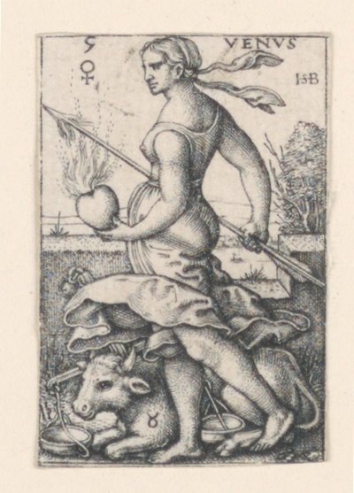 Vénus, des Sept Planètes - Hans Sebald Beham