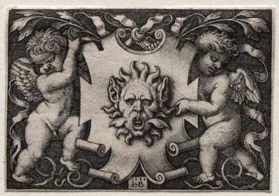 Vignette au Mascaron - Hans Sebald Beham