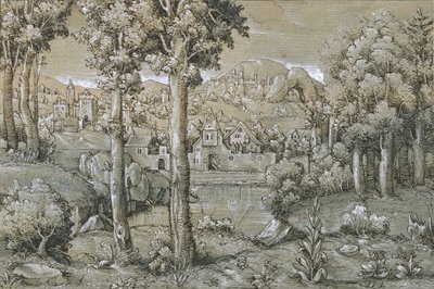 Paysage imaginaire, 1543 - Hans Sebald Lautensack