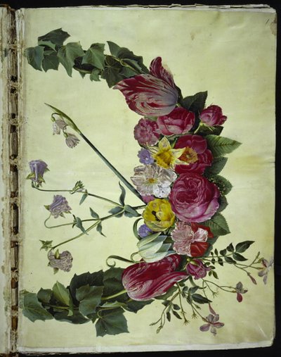 Couronne de fleurs - Hans Simon Holtzbecker