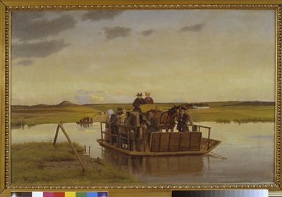 Un ferry sur la Gudenå - Hans Smidth