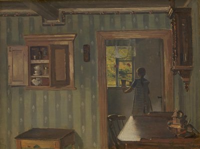 Intérieur avec une petite fille - Hans Smidth