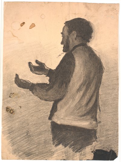 Homme debout applaudissant - Hans Smidth