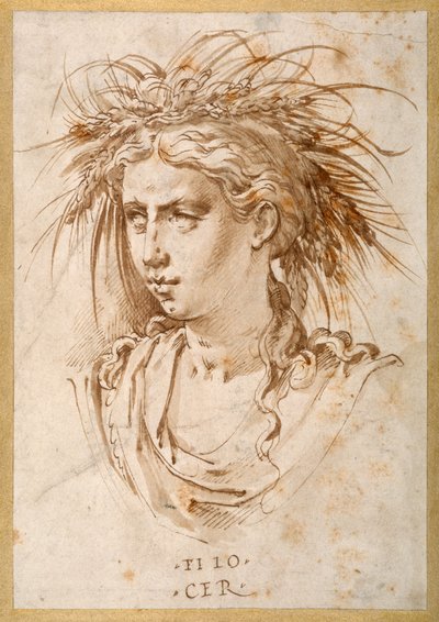 Tête de Cérès - Hans Speckaert