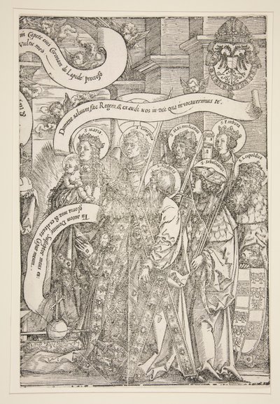La Vierge avec les saints patrons de Maximilien - Hans Springinklee