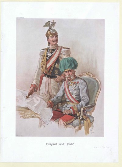 Empereur allemand et roi de Prusse Guillaume II - Hans Stalzer