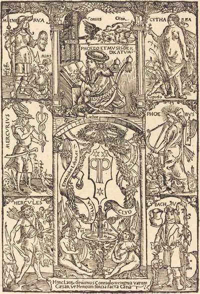 Celtes entourés de dieux grecs et romains - Hans Süss von Kulmbach