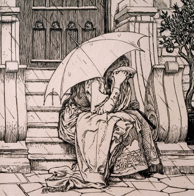 Illustration pour un conte de fées de Hans Christian Andersen - Hans Tegner