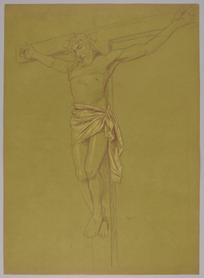 Le Christ en croix - Hans Thoma