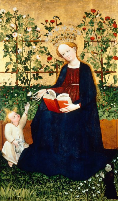 The strawberries Virgin (Vierge aux fraises) - Hans Tieffenthal