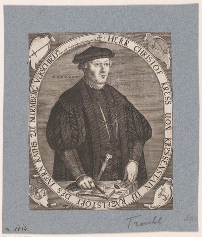 Portrait de Christoph II Kreß von Kressenstein - Hans Troschel