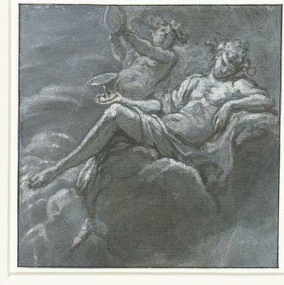 Bacchus avec une coupe et un Silène - Hans Ulrich Franck