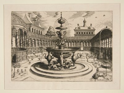 Une Fontaine - Hans Vredeman de Vries