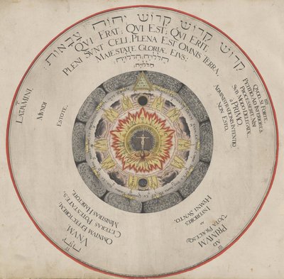 Illustration du livre Amphitheatrum Sapientiae Aeternae de H. Khunrath - Hans Vredeman de Vries