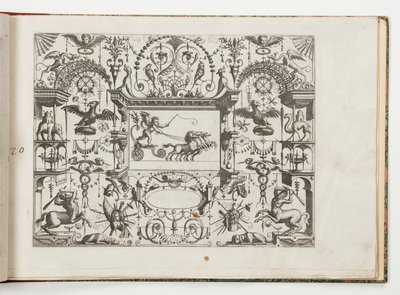 Planche 20, de Grotteßco in diverßche manieren (Divers Grotesques) - Hans Vredeman de Vries