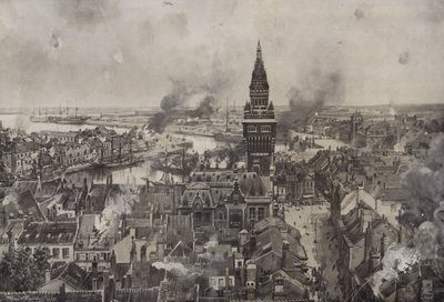Le bombardement de Dunkerque - Hans W. (after) Schmidt
