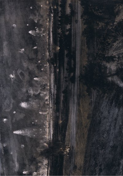La troisième bataille de Champagne : bombardement d