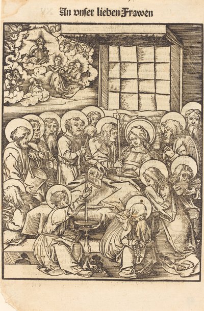 Mort de la Vierge - Hans Wechtlin I