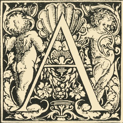 A - Un alphabet par Hans Weiditz, c1520-1521, 1908 - Hans Weiditz