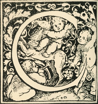 C - Un alphabet par Hans Weiditz, vers 1520-1521, 1908 - Hans Weiditz