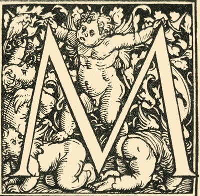 M - Un alphabet par Hans Weiditz - Hans Weiditz