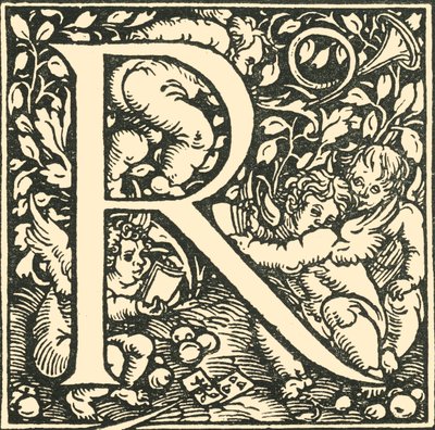 R - Un alphabet par Hans Weiditz - Hans Weiditz