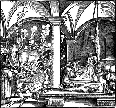 Torture. Illustration du livre Phisicke Against Fortune de Pétrarque, 1532 - Hans Weiditz the Younger