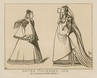 Femmes italiennes, 1572 - Hans Weigel