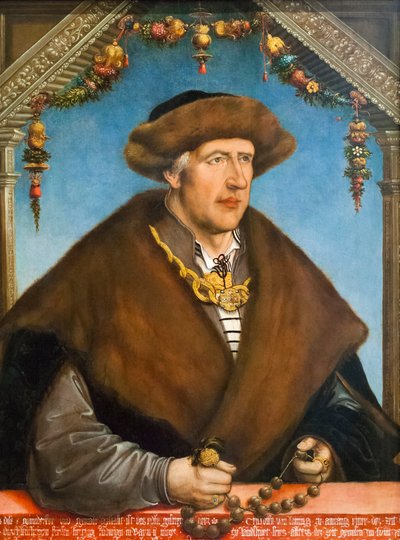 Portrait de Christoph van Laiming - Hans Wertinger