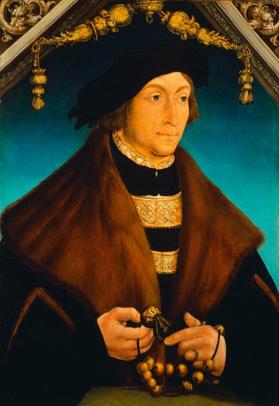Portrait du comte palatin Georges de Wittelsbach, évêque de Spire - Hans Wertinger