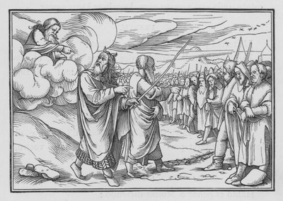 Dieu Ordonne à Moïse de Compter le Peuple, Nombres I, 19 - Hans after Holbein the Younger