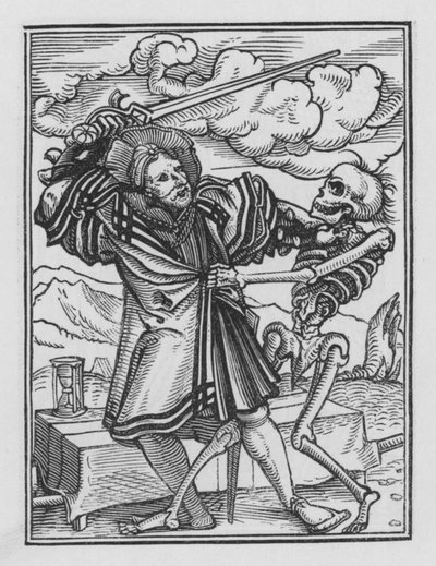 La Danse Macabre de Holbein : Le Gentilhomme - Hans after Holbein the Younger