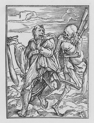 La Danse de la Mort : Le Fou Idiot - Hans after Holbein the Younger