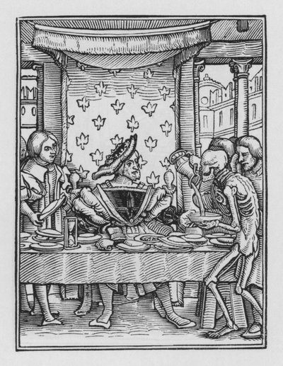 La Danse Macabre de Holbein : Le Roi - Hans after Holbein the Younger
