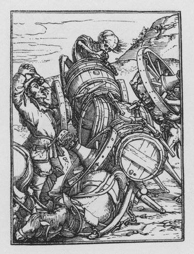 La Danse de la Mort : Le Charretier - Hans after Holbein the Younger