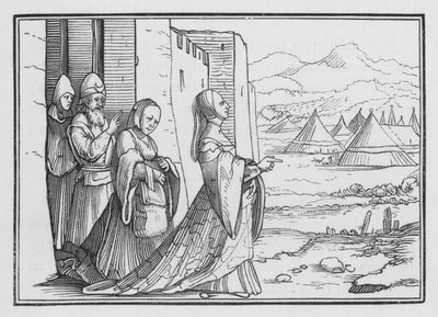 Judith et sa servante se rendent au camp assyrien, Judith X, 6 - Hans after Holbein the Younger