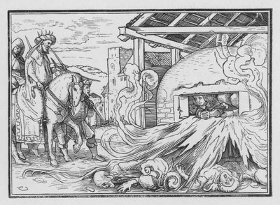 Shadrak, Méshak et Abed-Nego jetés dans le feu, Daniel III, 23 - Hans after Holbein the Younger