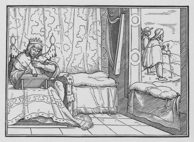 Le bonheur des pieux, Psaume I, 1 - Hans after Holbein the Younger