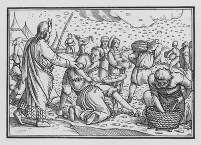 Les Israélites Murmurent par Manque de Pain, Exode XVI, 4 - Hans after Holbein the Younger